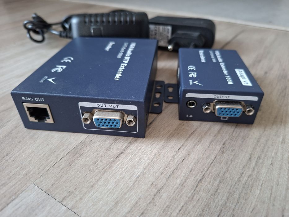 Extender vga przez utp Przedłużacz vga