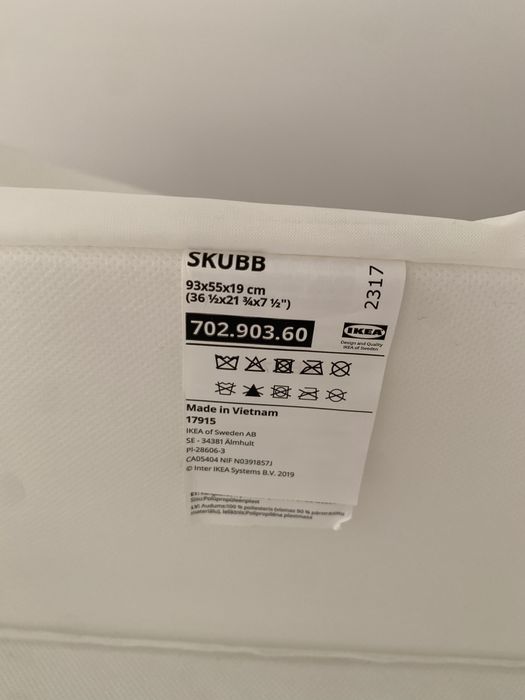 2 Cestos para proteção e armazenamento de roupa