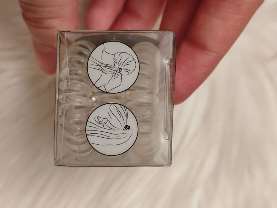 Gumki do włosów przezroczyste Invisibobble Crystal Clear