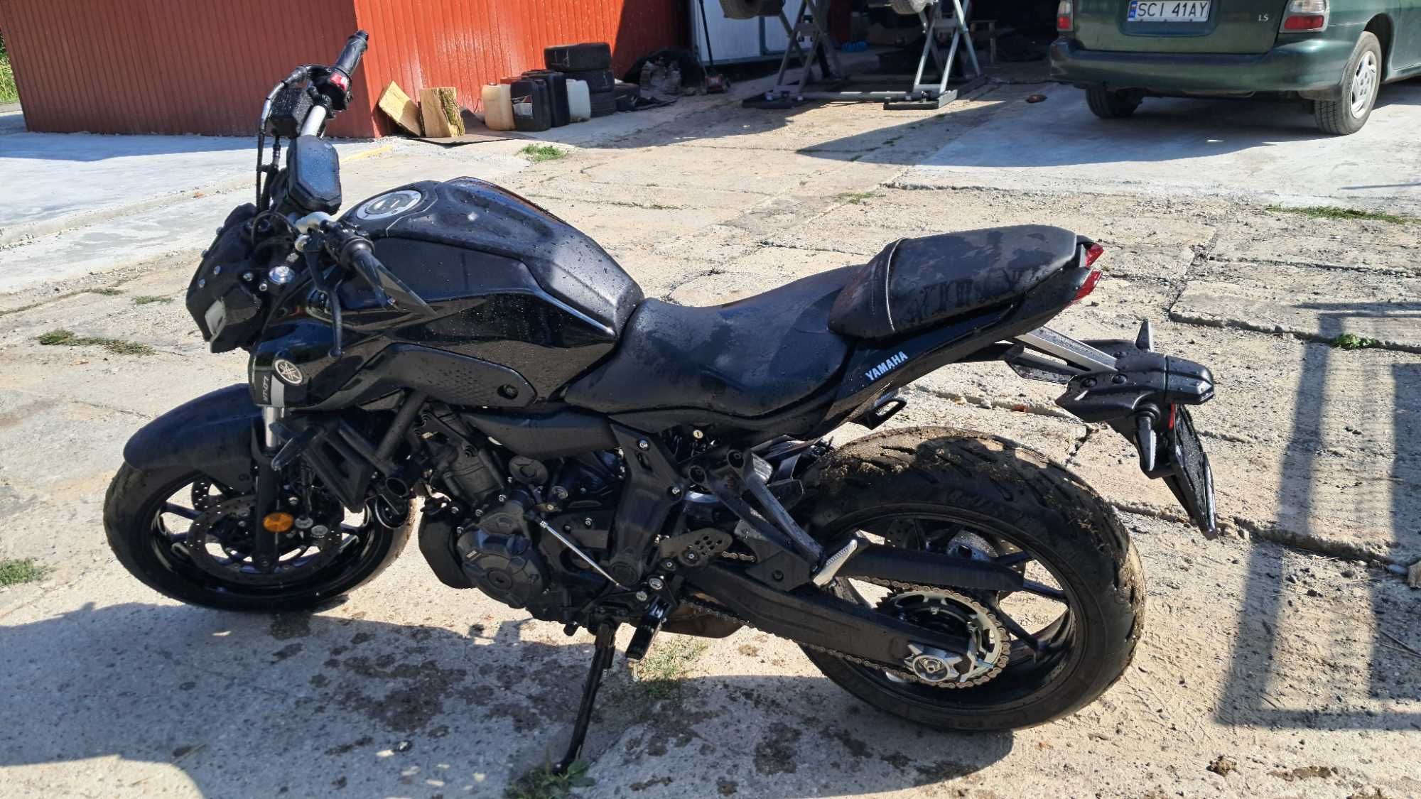 Yamaha mt 07, pierwszy właściciel,  przebieg 664 km JAK NOWY A2