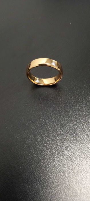 anel p/ homem dourado 2cm diâmetro