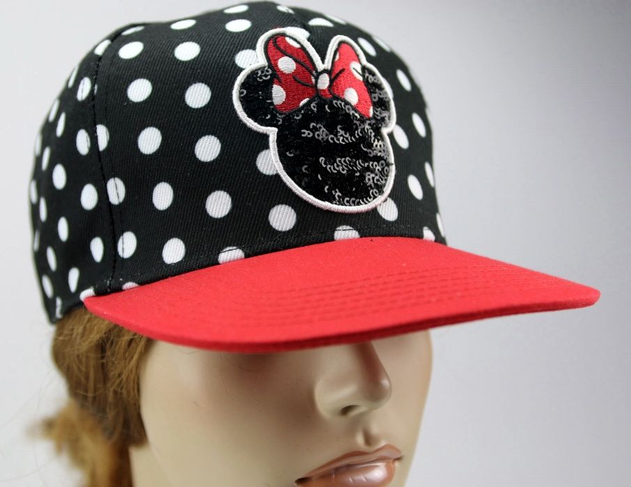 MYSZKA MINNIE Mickey Disney Czapka z Daszkiem 55-60cm Oryginał !!!