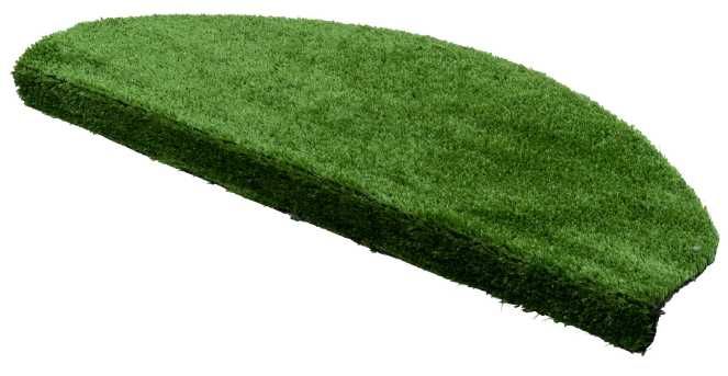 Nakładka na schody ze sztucznej trawy sztuczna trawa 28x67cm SUPER