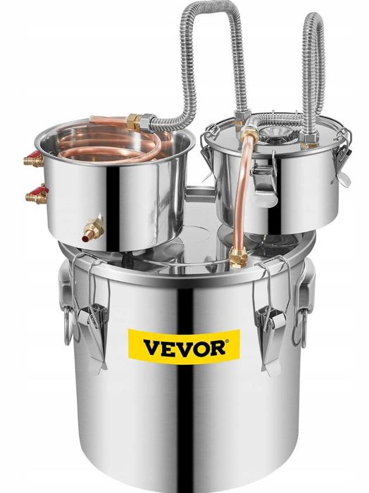 Destylator do ALKOHOLU BIMBRU Wina DESTYLARKA do warzenia piwa 19L