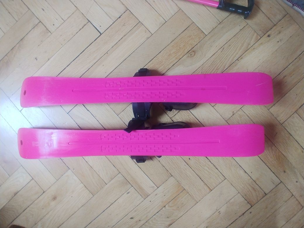 Narty plastikowe dziecięce 70 cm