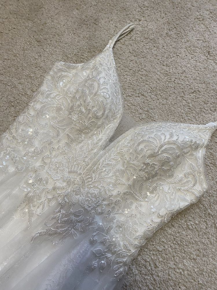 Nowa Suknia ślubna bogato zdobiona rozmiar 36
