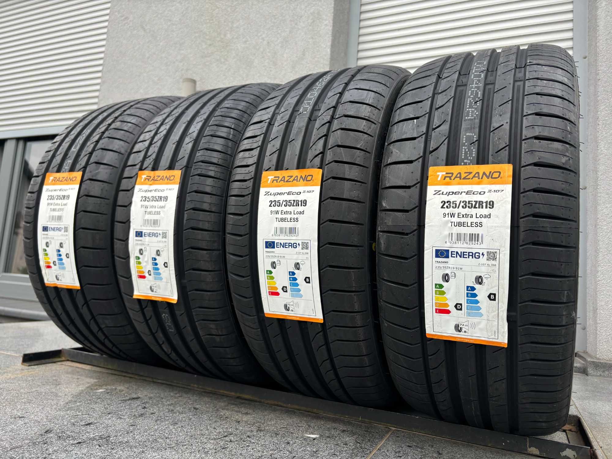 4szt letnie 235/35R19 Trazano 91W XL D,B,72db Prosto z fabryki! gwaran