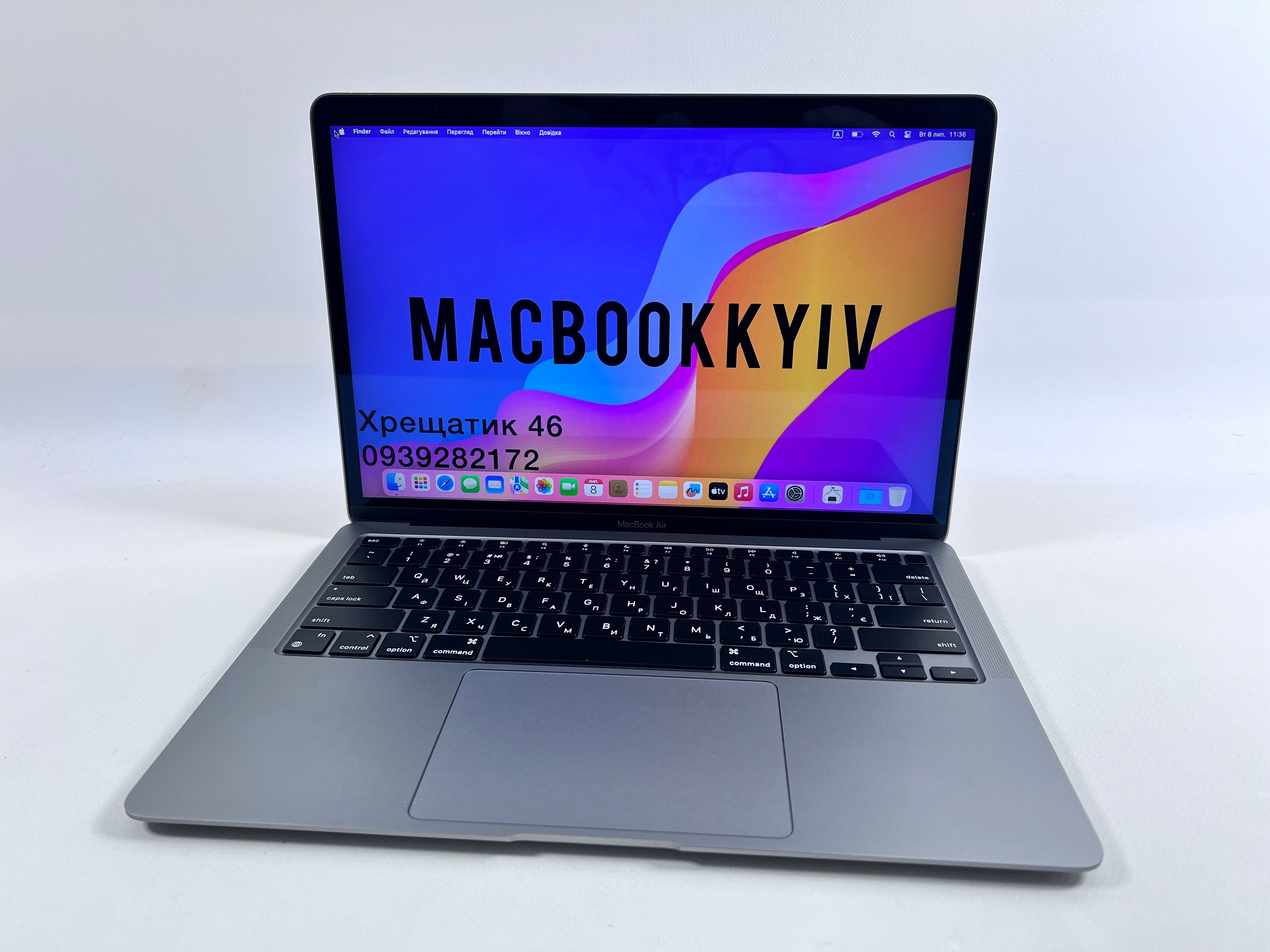 MacBook Air 13 2020 M1 16GB RAM 512GB SSD Space Gray МАГАЗИН ГАРАНТІЯ