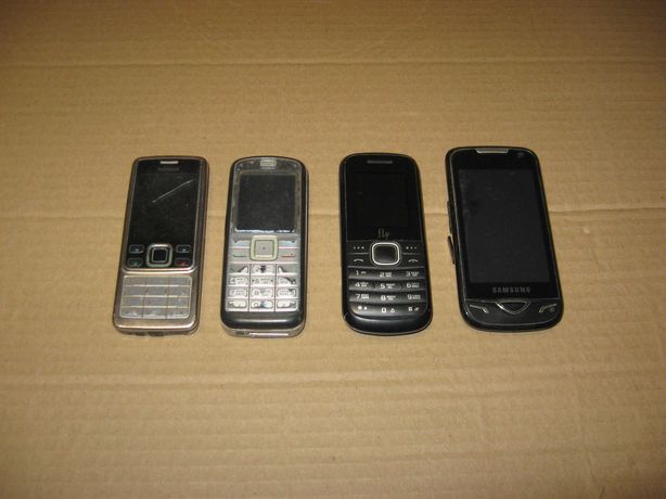 Мобильные телефоны Samsaung, Nokia, Fly.