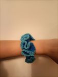Scrunchie hand made zimowa