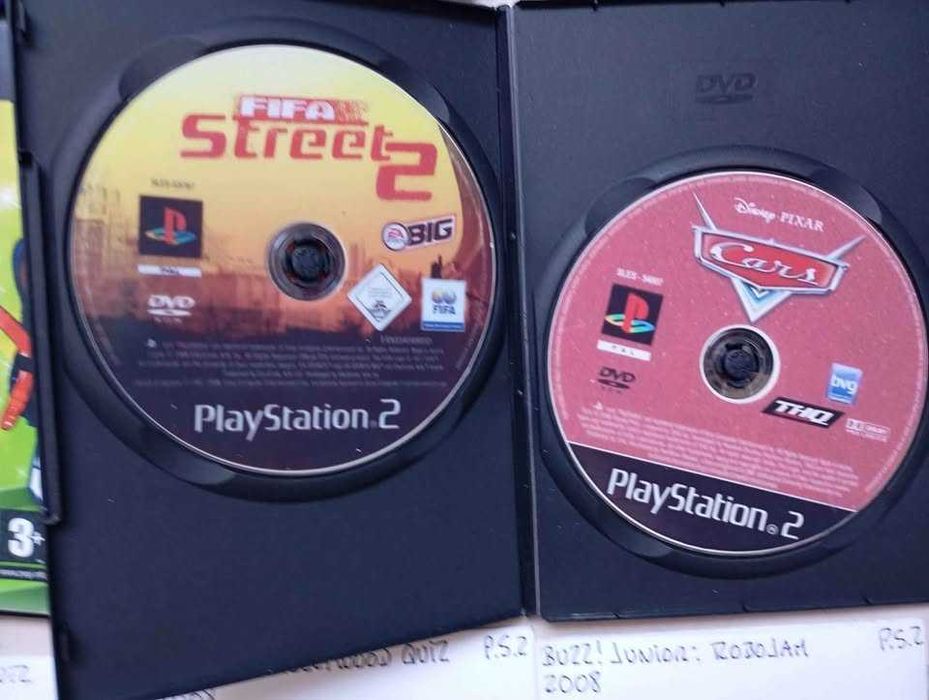 Caixas jogos ps2, demos e backups