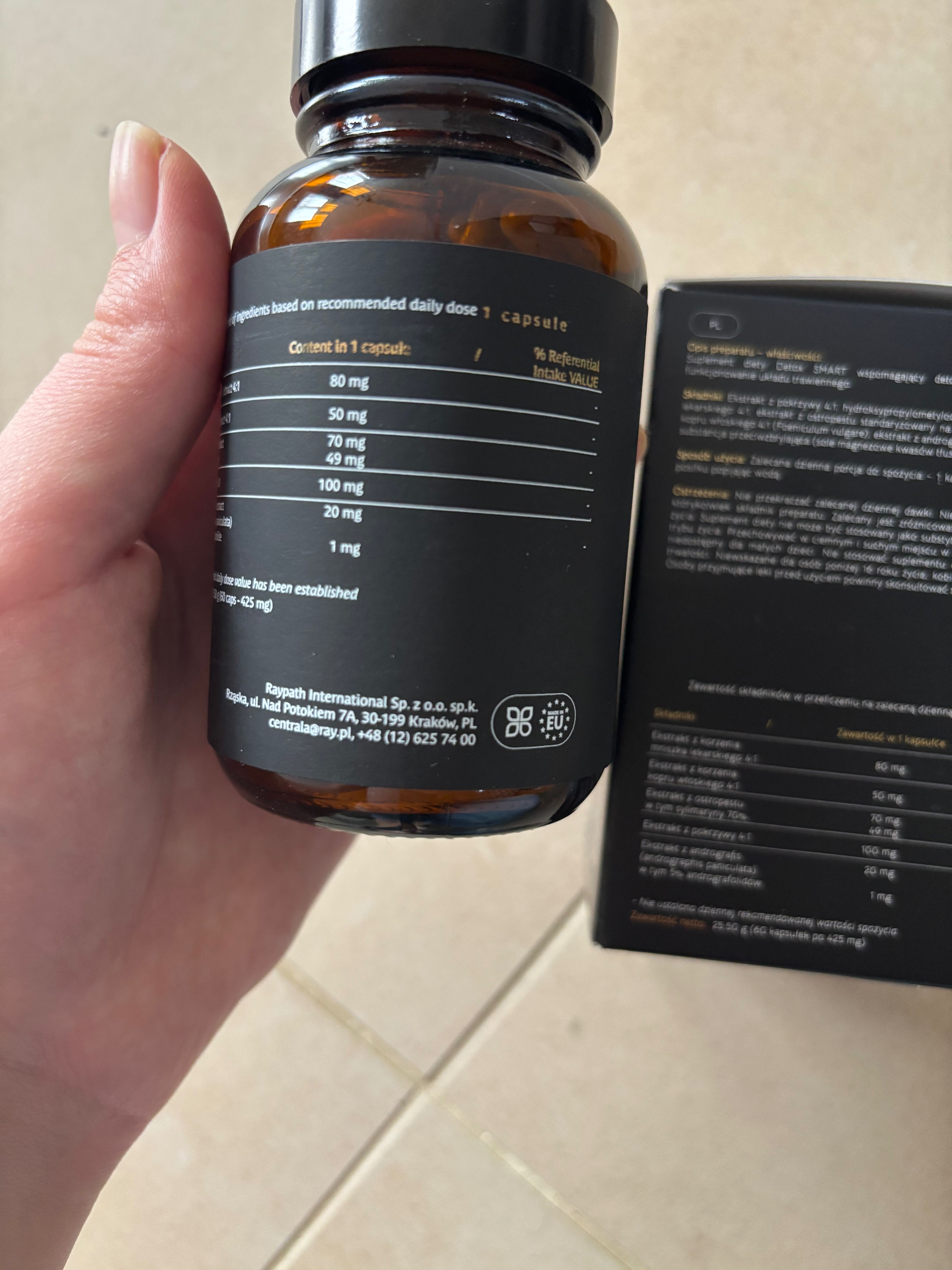 Nowy czarny detox raypath