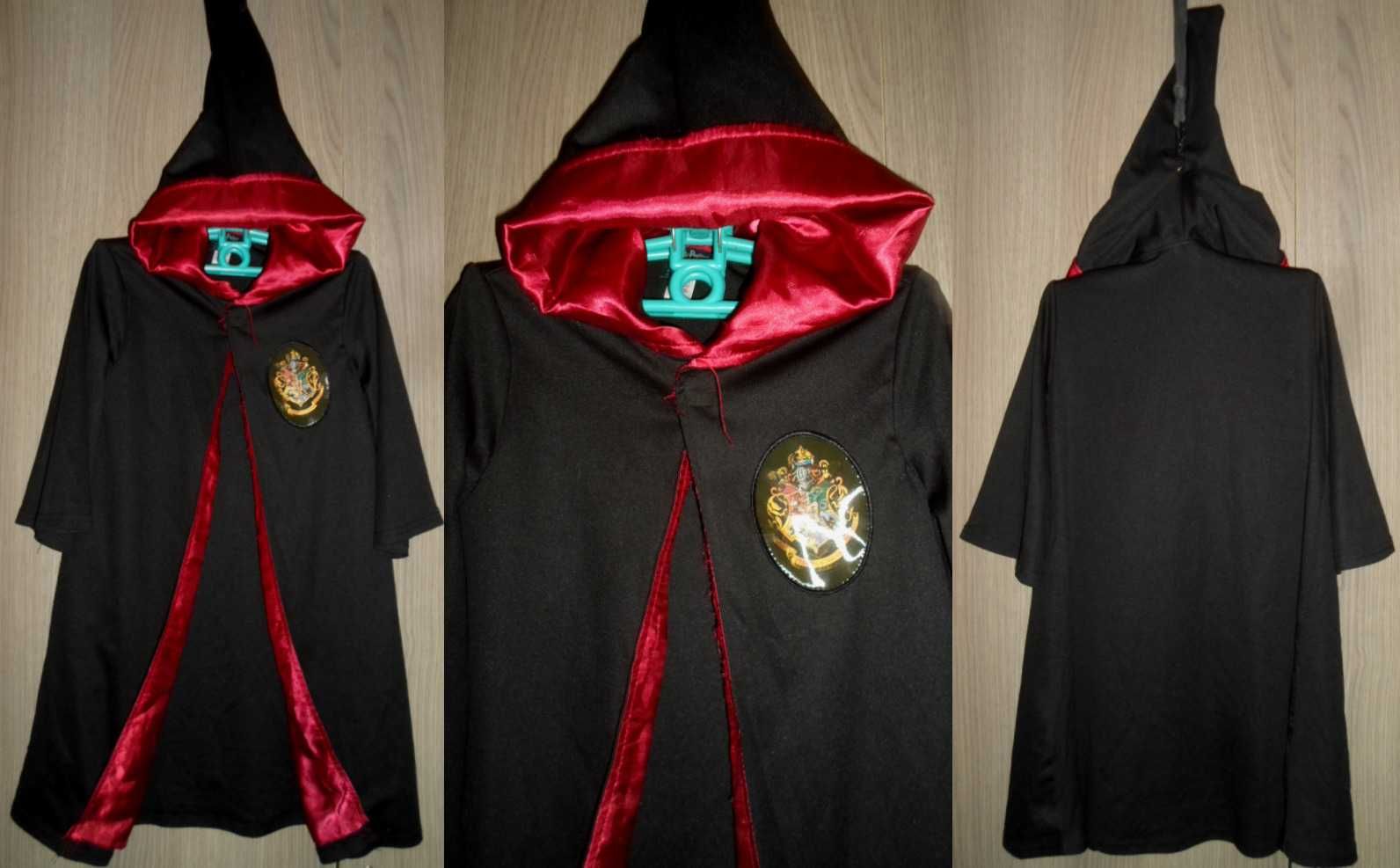Мантия плащ Gryffindor Гарри Поттер 3-5-7 лет рост 98-110-122 см