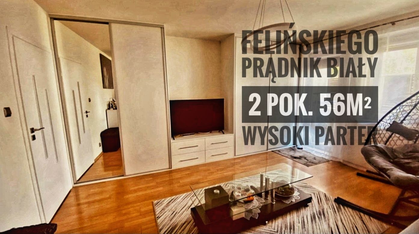 B. ŁADNE 2 pokoje, balkon, piwnica, wysoki parter, PRADNIK BIAŁY - TBS