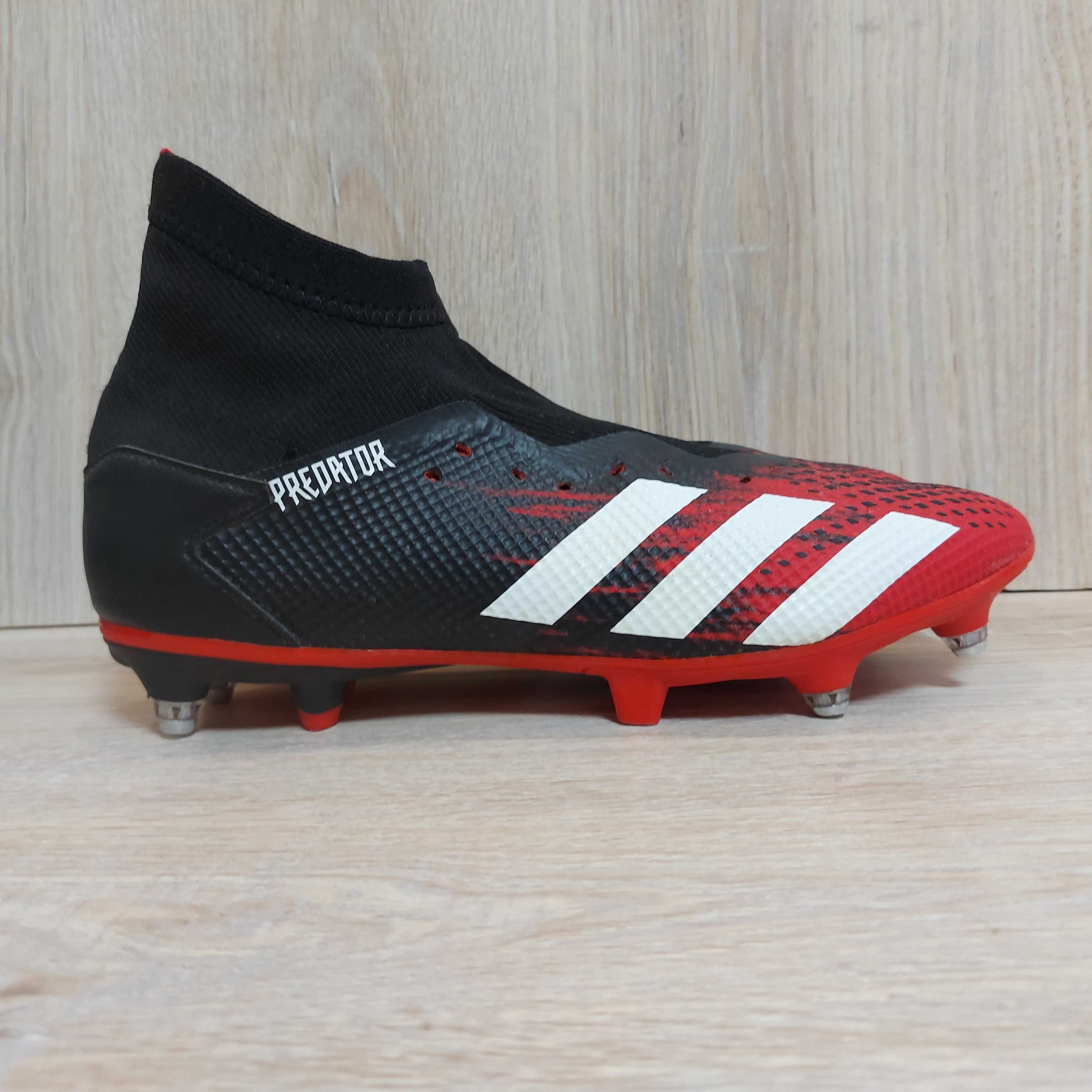 Футбольные бутсы с носком Adidas Predator 20.3 SG оригинал