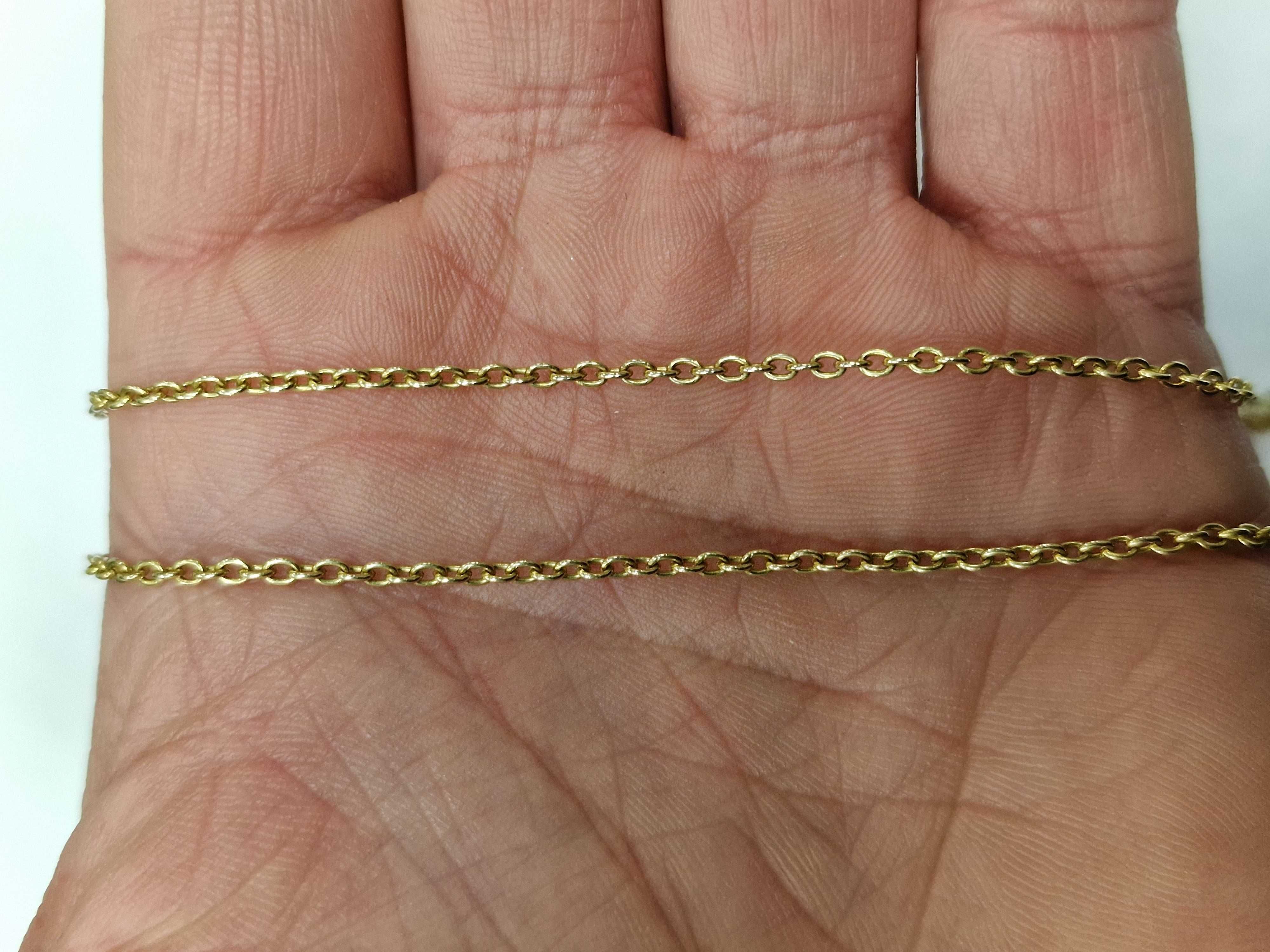 Złoty łańcuszek męski/ 585/ 5.59 gram/ 60cm/ Ankier/ WARMET/ 1963-86