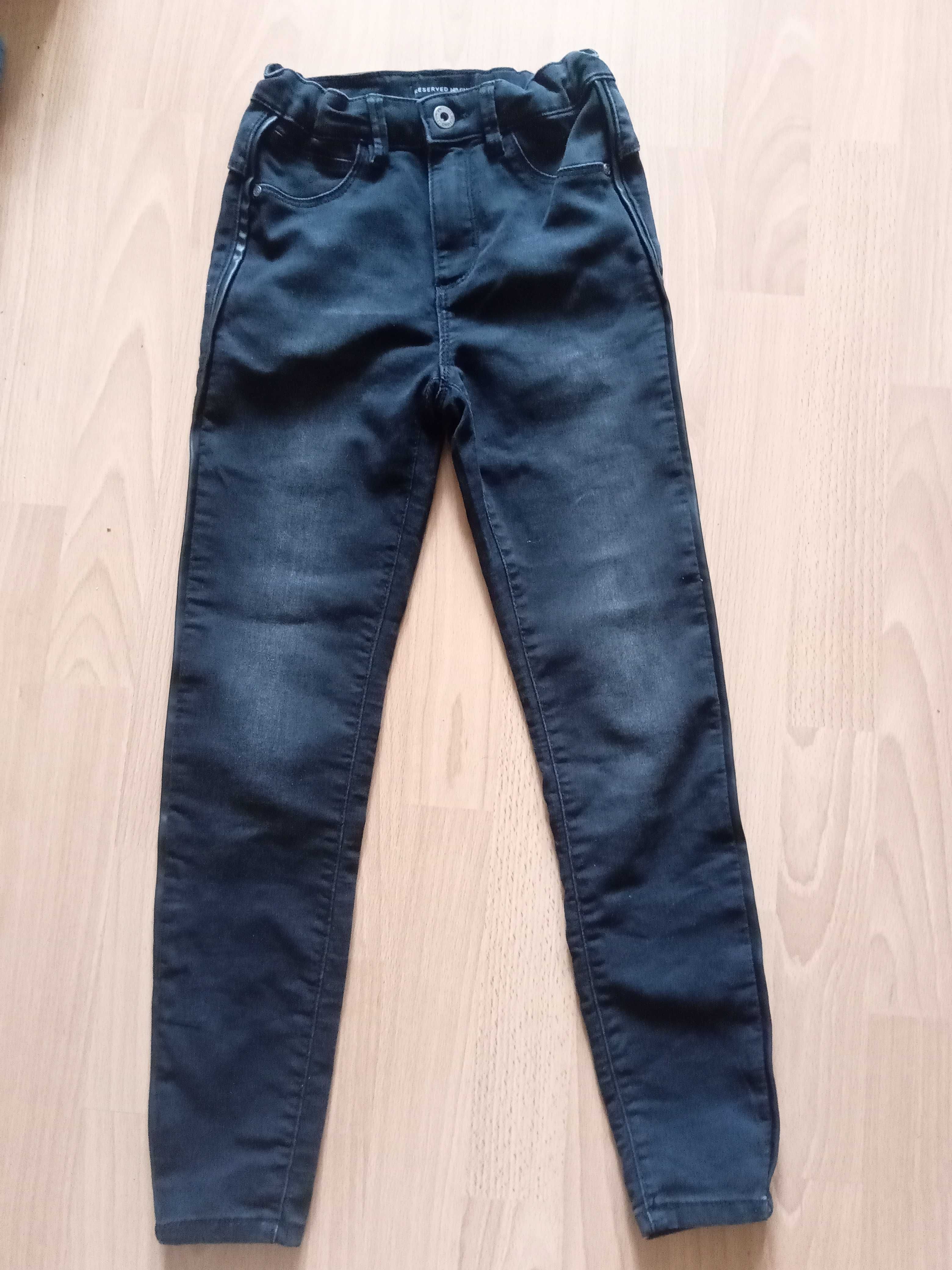 Zestaw komplet paka dziewczynka 134 cm reserved spodnie getry