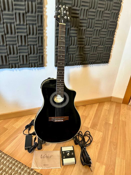 Variax Acoustic 700 Black - RARÍSSIMA!