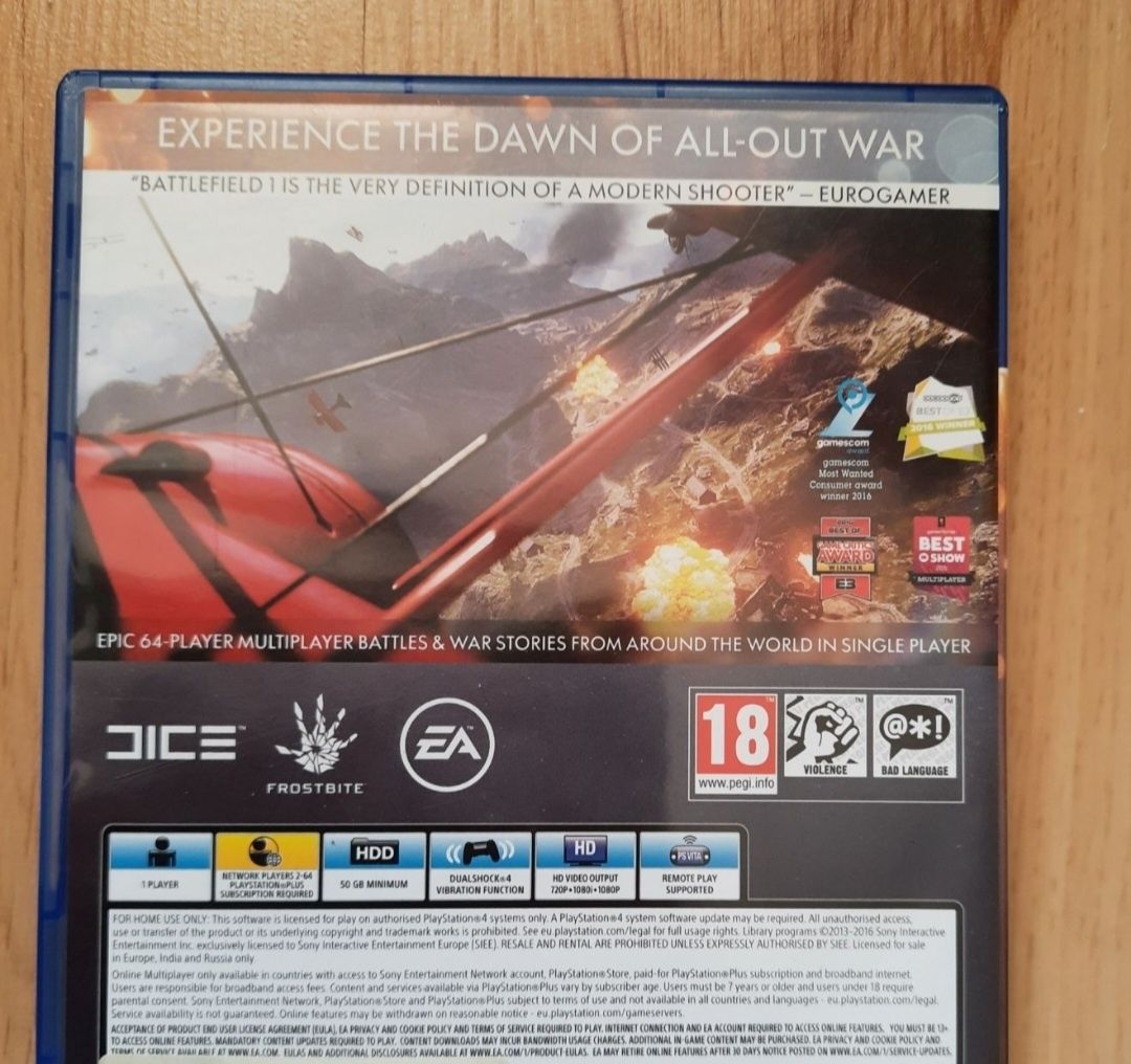 Gra Battlefield 1 PS4