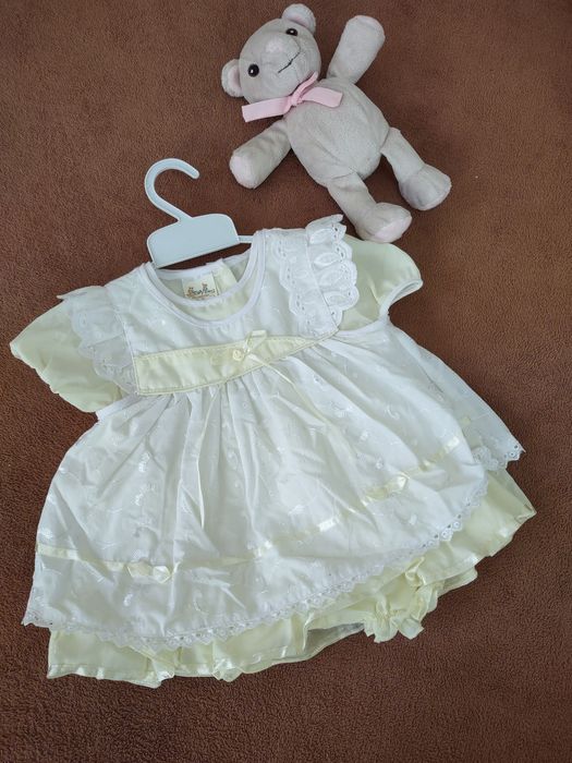 Ніжна дитяча сукня для дівчинки  2 в 1 ,нова,6-9 міс