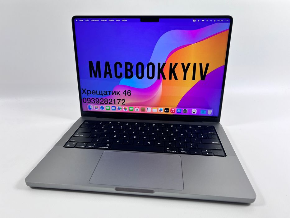 MacBook Pro 14 2021 M1 Pro 16GB/512GB SSD Space Gray 14 GPU ГАРАНТІЯ