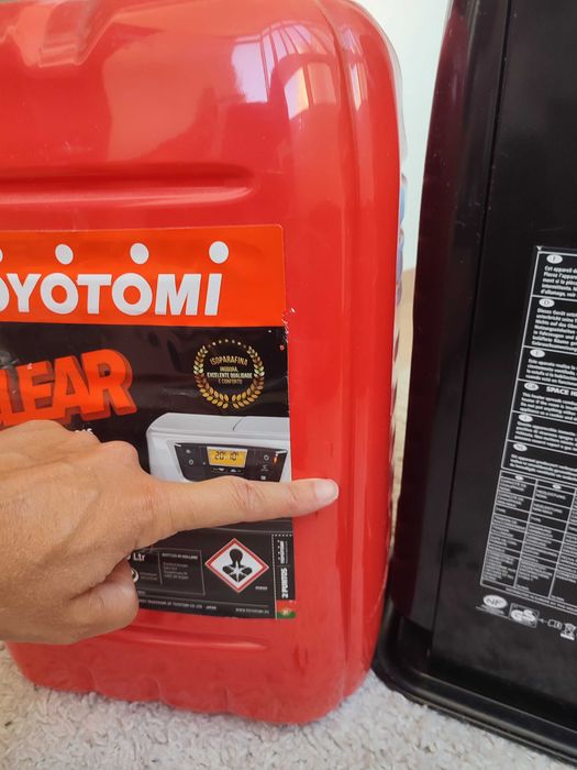 Aquecedor Qlima funciona com isoparafina indolor