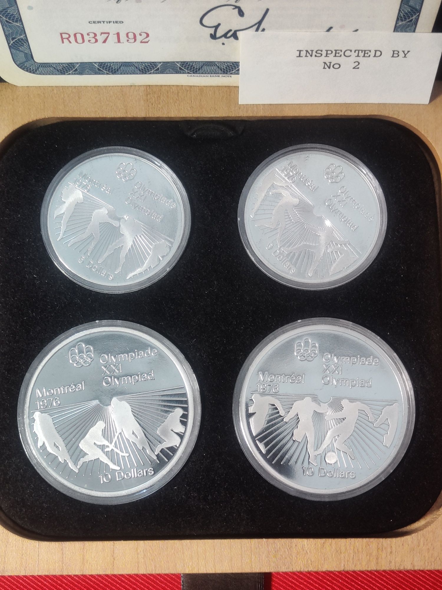 Canada 4 moedas prata Proof
