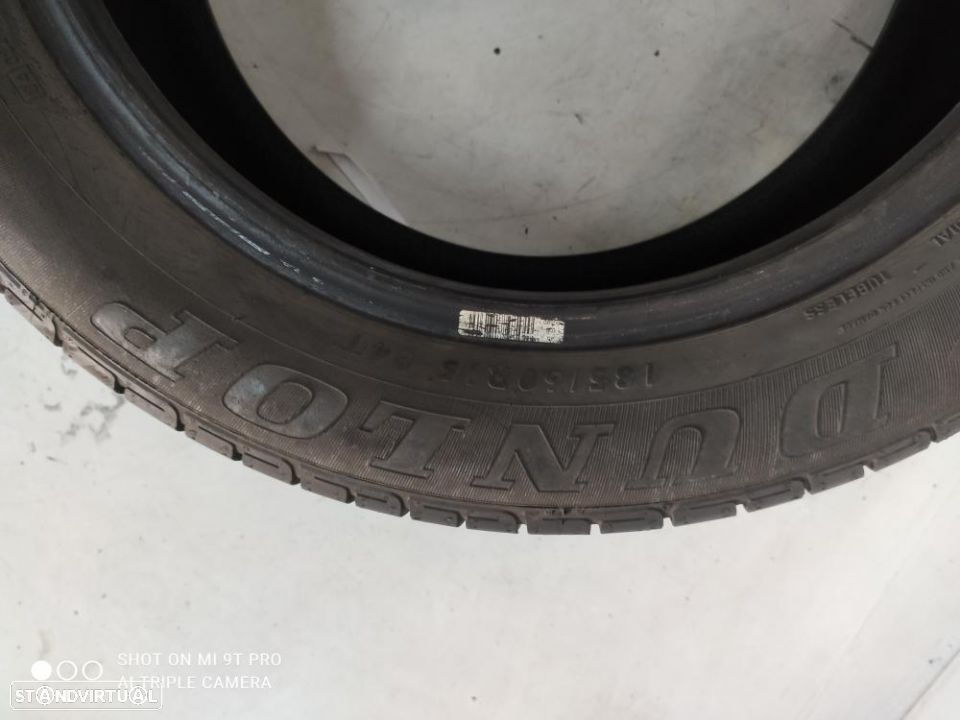 2 pneus semi novos 185-60r15 dunlop - oferta da entrega 80 EUROS