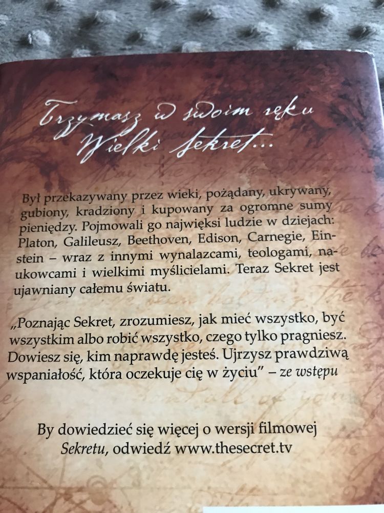 Sekret Rhonda Byrne Wydanie I