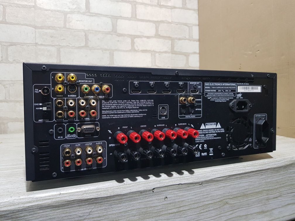 7.1AV ресивер/підсилювач NAD T748 HDMI 3D 2х80Вт б/у з Німеччини