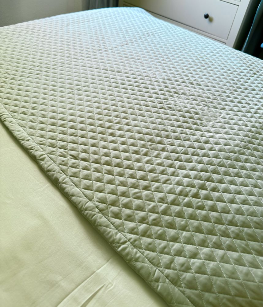 Tapa pés verde água 100% algodão egipcío Frette