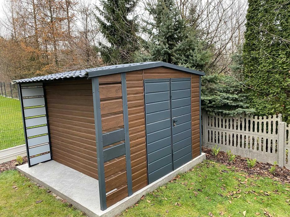 Garaże Blaszane Domki Ogrodowe Wiaty Śmietnikowe