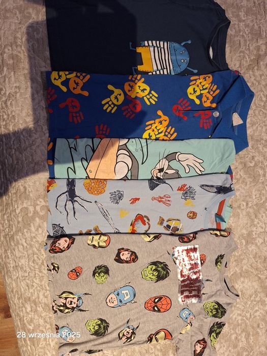 Koszulki z krótkim rękawem 110 cm