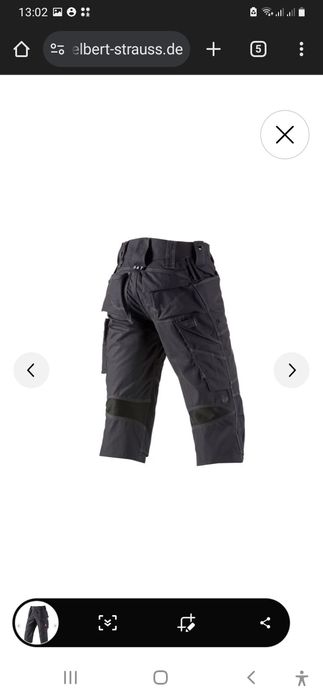 Робочі чоловічі штани Strauss 3/4 46 розмір