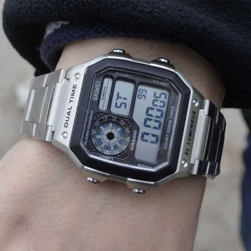 Часы наручные (годинник) SKMEI 1335 Silver