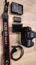 Aparat canon 6d mark 2 cały komplet 52tys