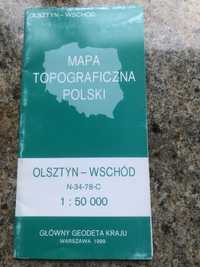 Mapa topograficzna 1:50 000 Główny Geodeta Kraju