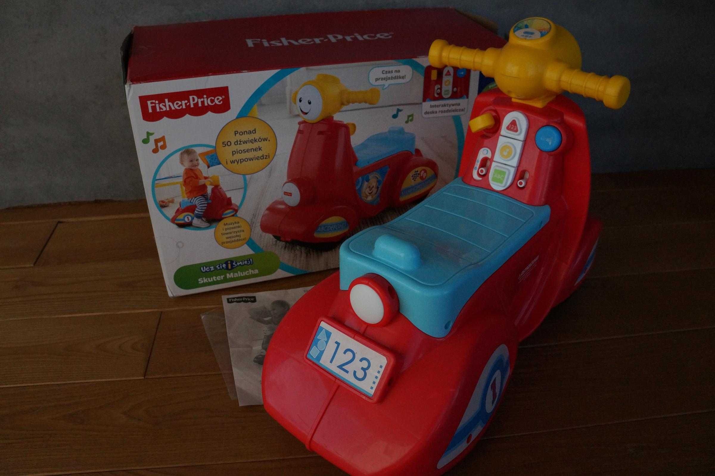 Skuter ucz się i śmiej jeździk Fisher Price