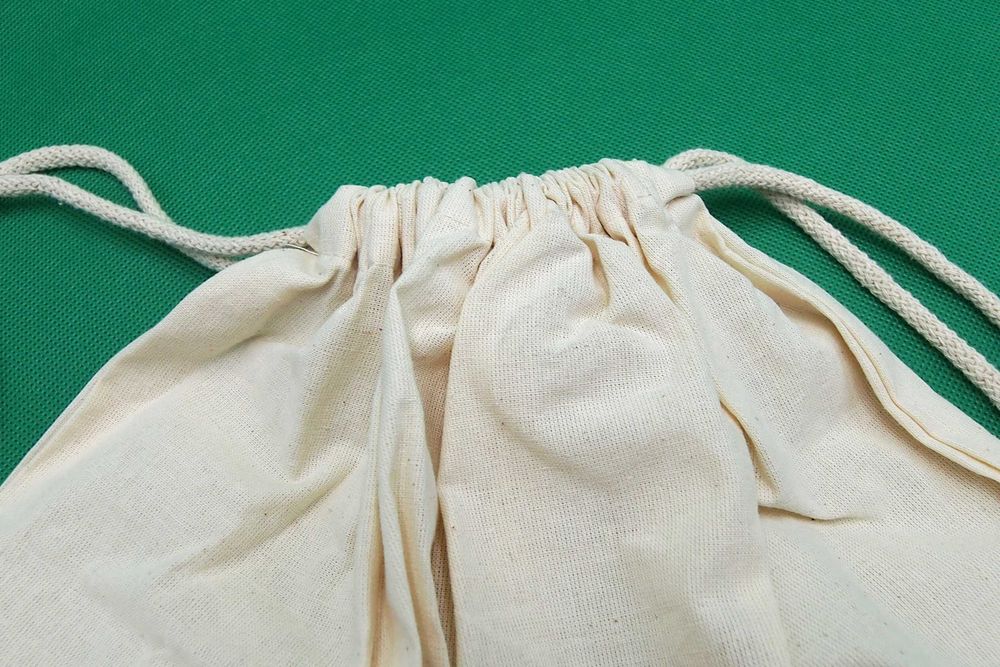 LEKKI NOWY PLECAK płócienny worek sznurek linka płótno BEZ LOGO, len