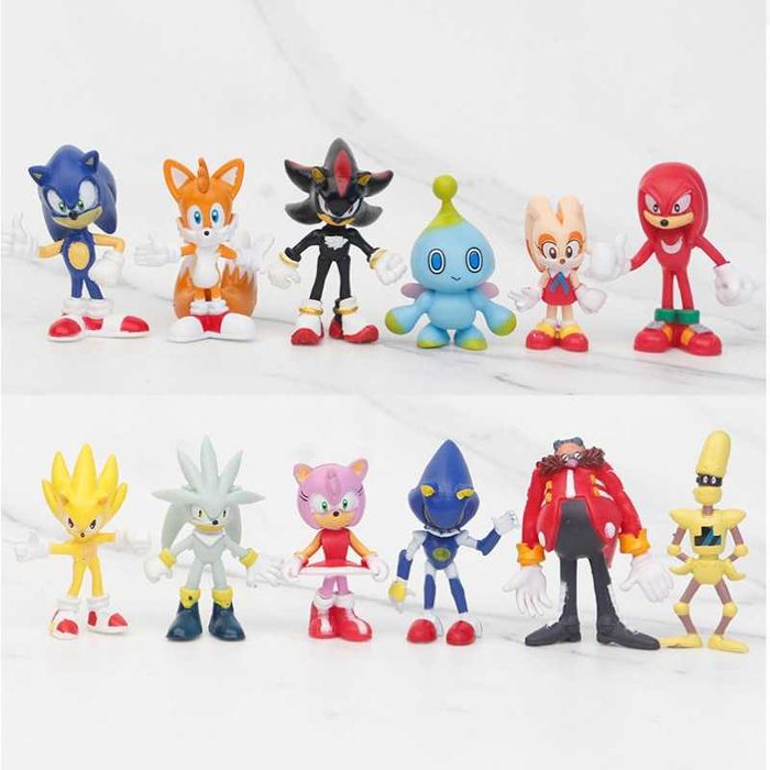 12 figuras do filme Sonic