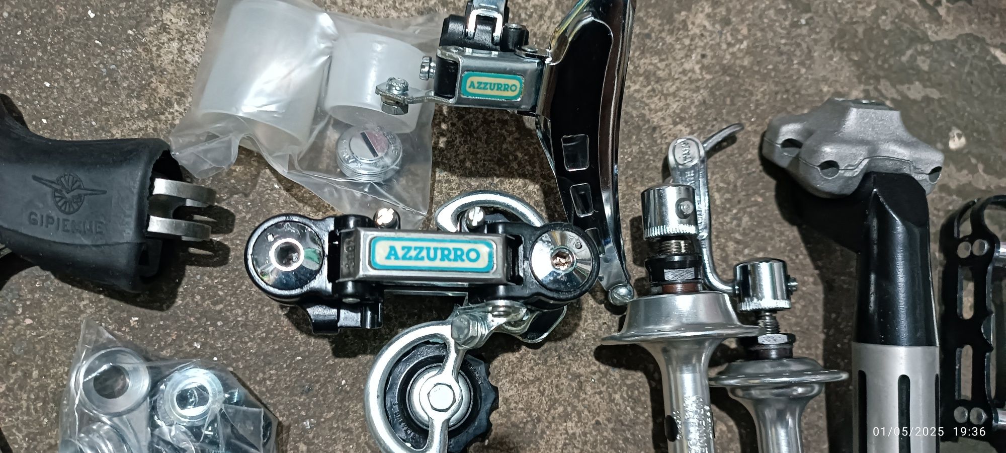 Grupo de bicicleta antiga Gipiemme Azzurro