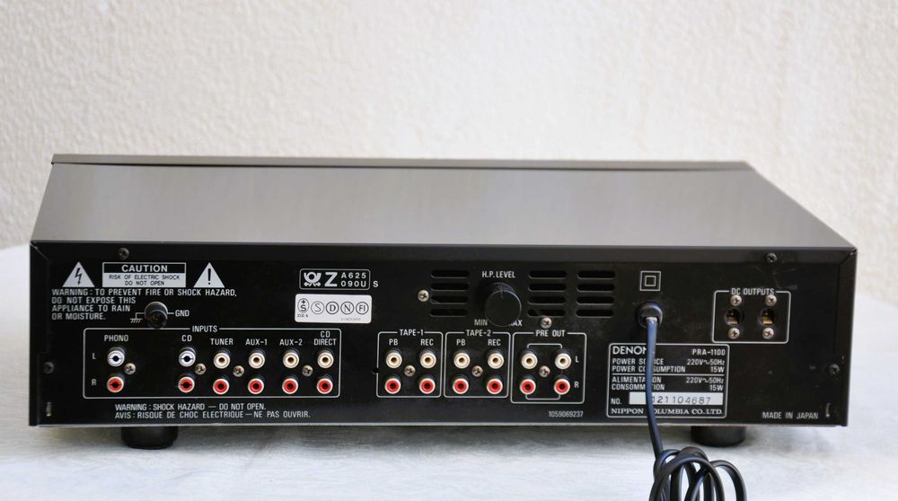 Power Amplifiers Denon POA-6600 + Preamplifier Denon PRA-1100