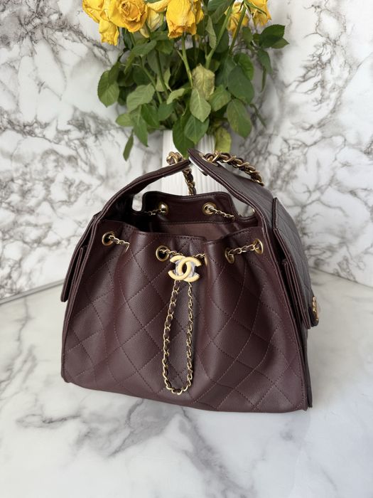 Torebka Chanel S25 Chocolate Brown