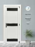 Металопластикові двері для будинків INOX BL