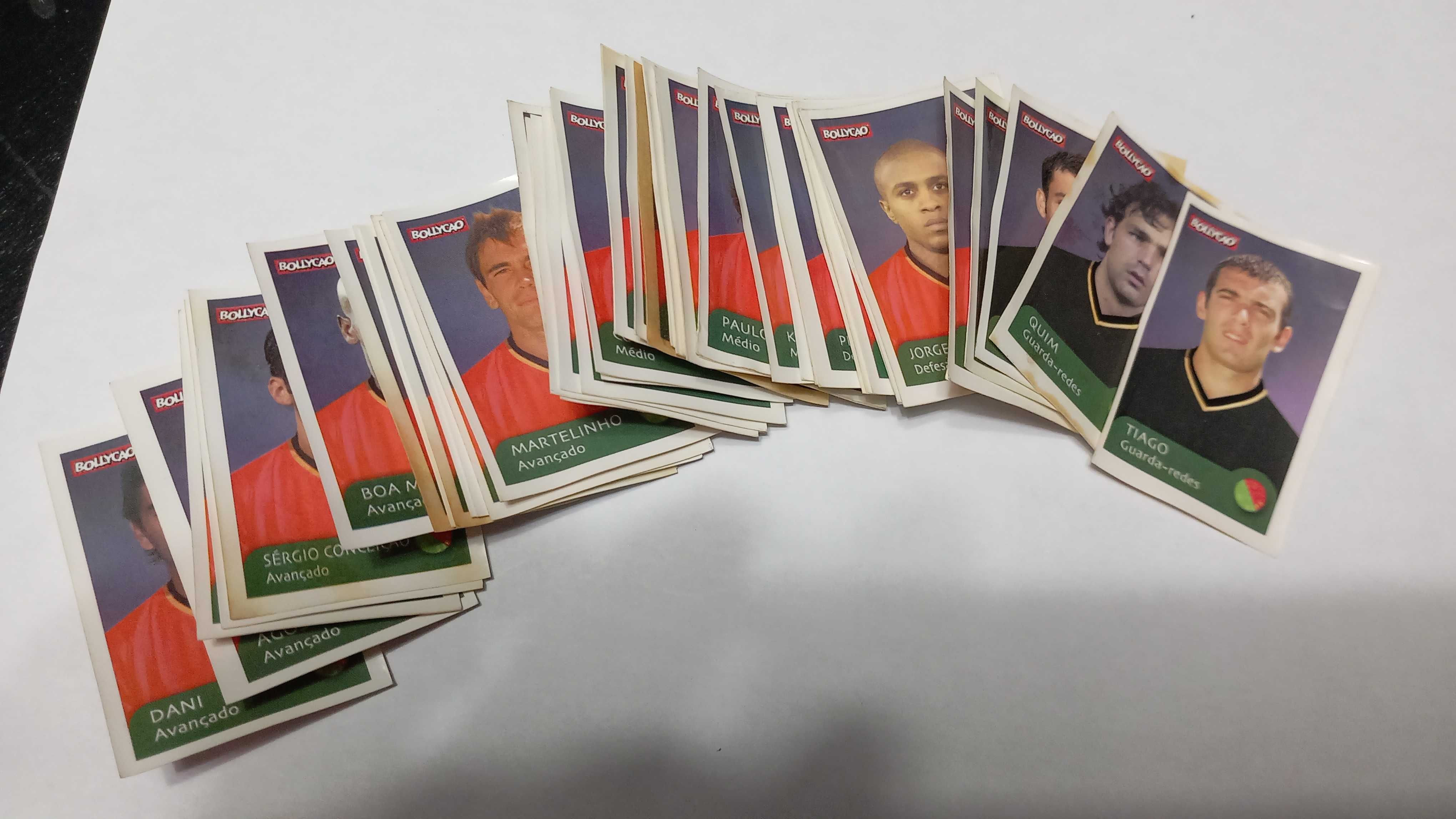 Cromos autocolantes Bollycao – jogadores da bola