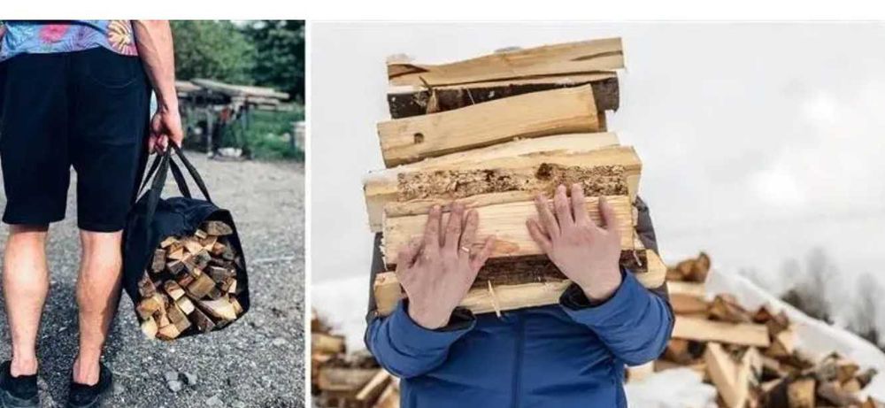 Сумка для переноски дров Kaminer 8791. Польща.