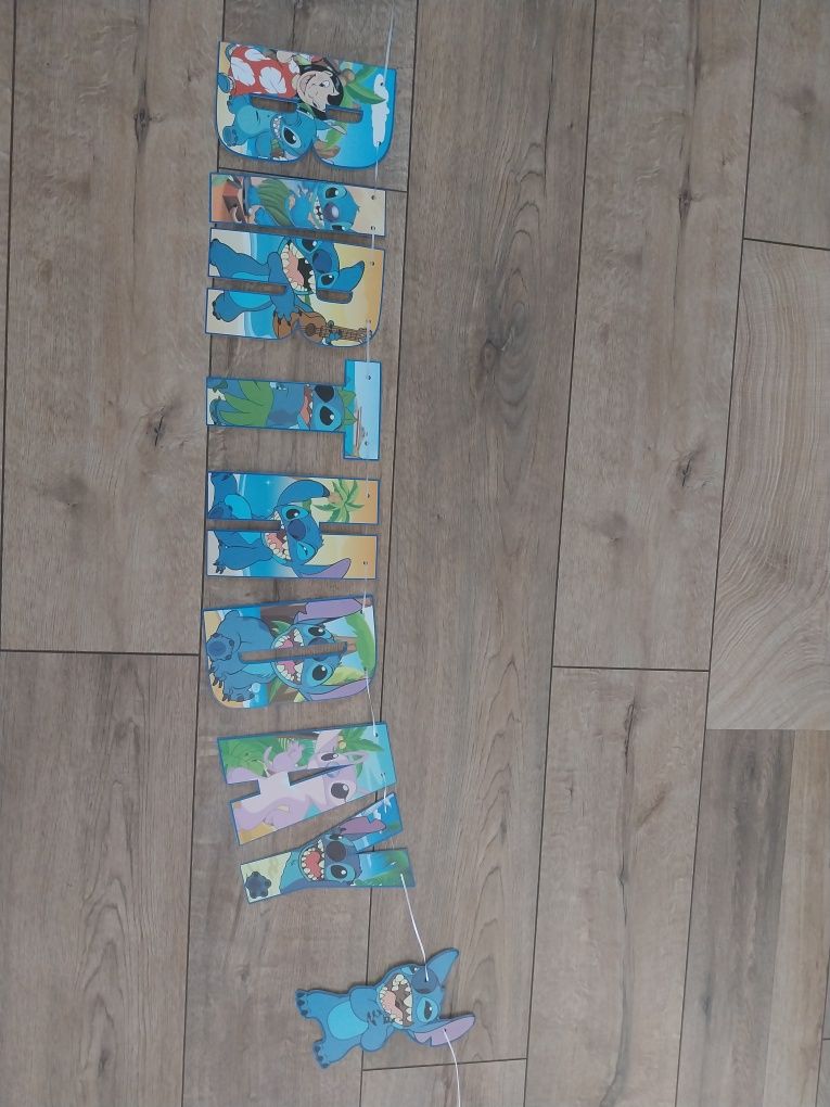 Dekoracje urodzinowe STITCH