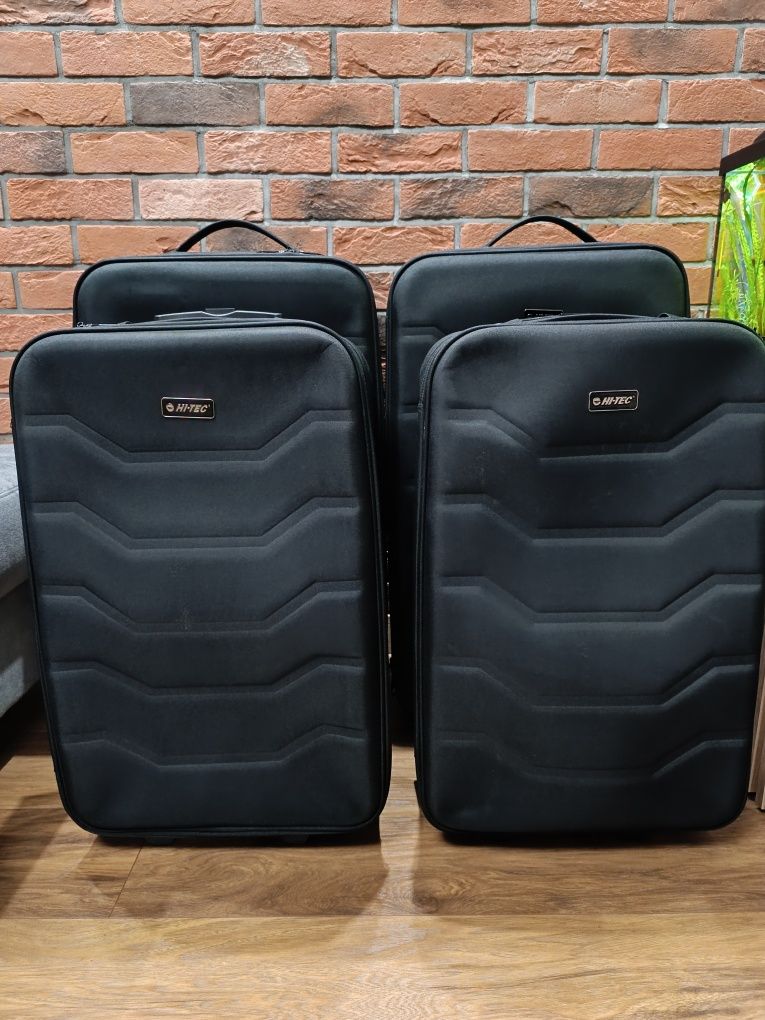 Małe Walizki 2 szt miękkie HI-TEC 2x56 L
