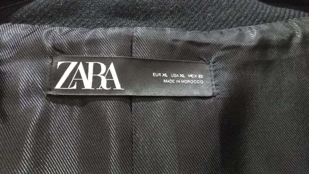 Casaco preto XL _ ZARA