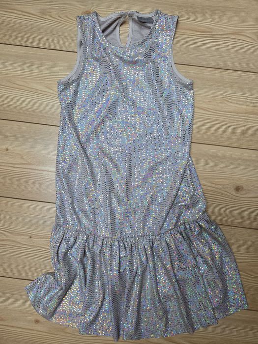 Błyszcząca sukienka dziewczynka 10-11 lat